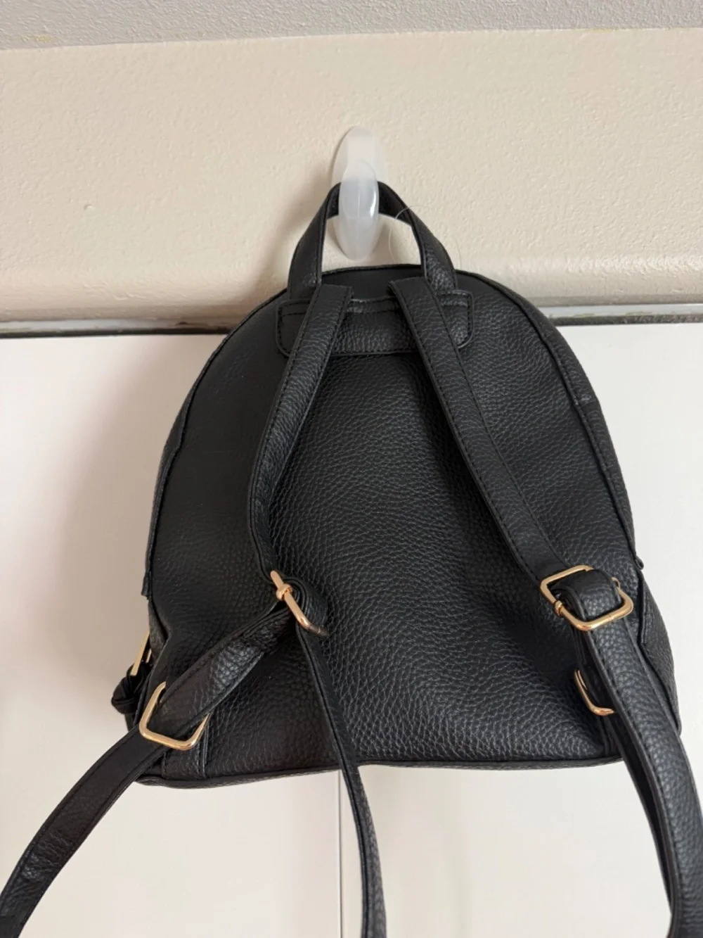 Six (from the play) mini black leather backpack NEW